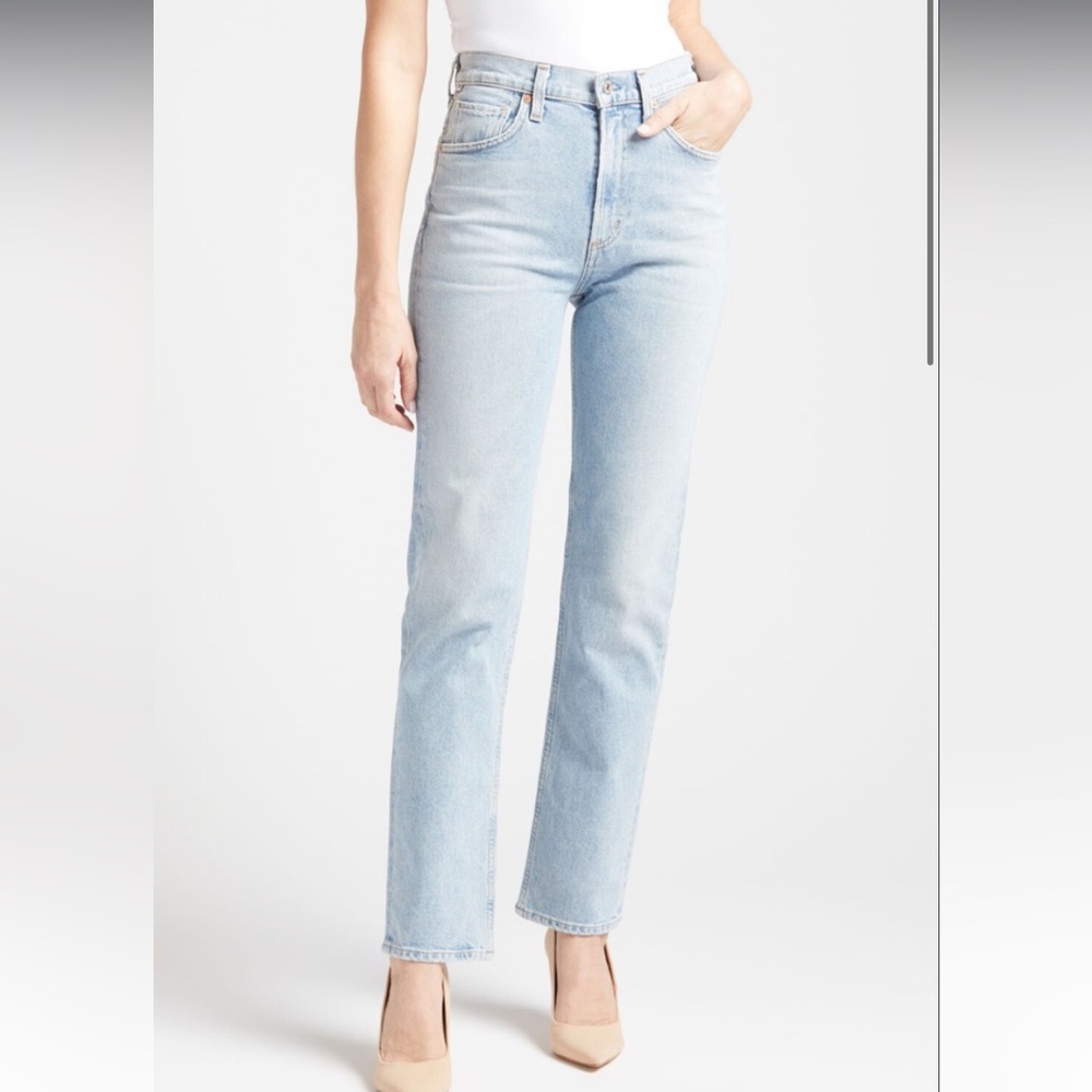 Citizens of Humanity Daphne High Rise Stovepipe Jeans in Grappa